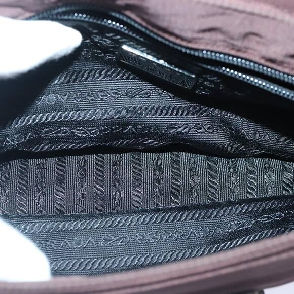 PRADA Hand Bag Nylon Brown - Picture 11 of 16